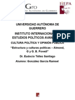 Ensayo - Estructura y Culturas Políticas – Almond, G y G. B. Powell