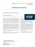 Osteosíntesis Maxilofacial Con Titanio PDF