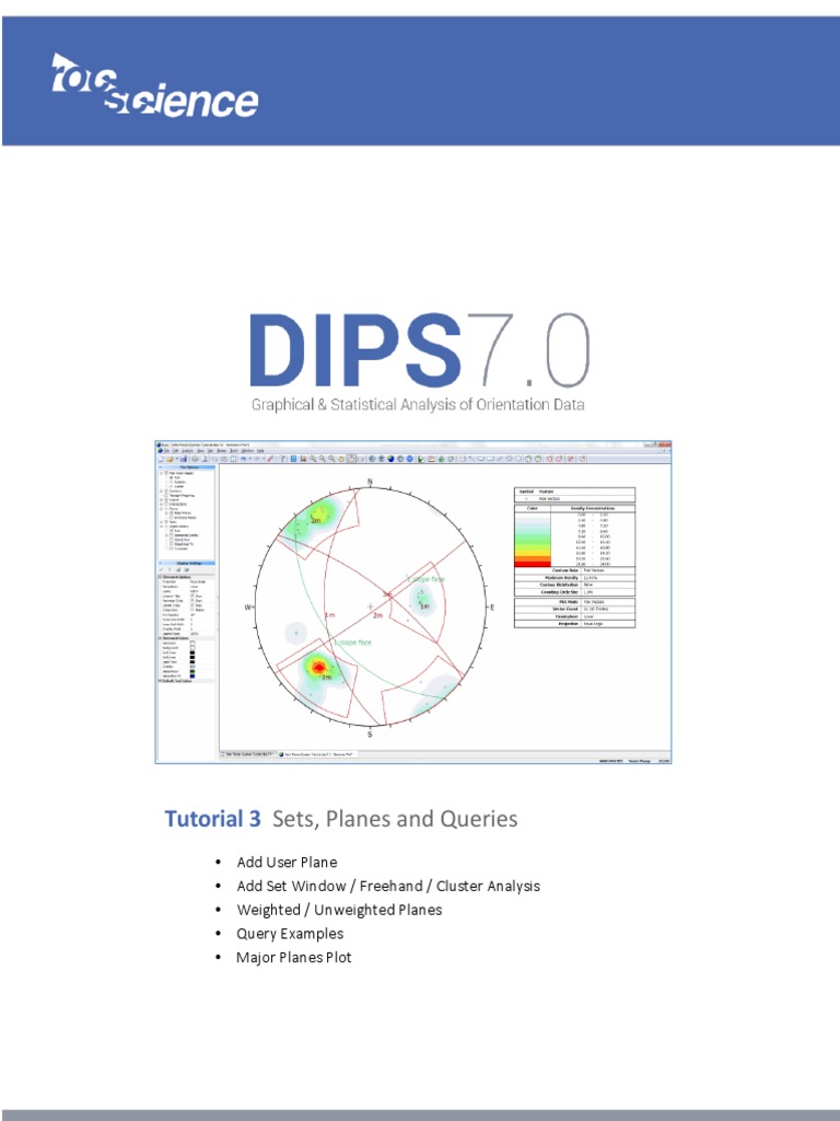 Dips 7.0 Tutorial: Planes and Sets Guide | PDF | Cluster Analysis ...
