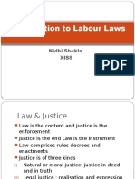 Introduction To Labour Laws