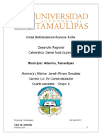 Desarrollo Regional Municipio de Altamira TAMPS