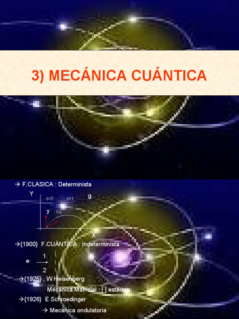 MECÁNICA CUÁNTICA Mecánica cuántica Electrón