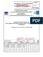 1. Itp for Fabrication Steel Structure of Warehouse and Workshop