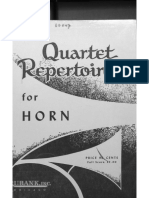 Libro de Cuartetos Horn Quartette
