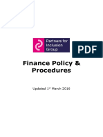 Finance Policy Updated 01.03.16