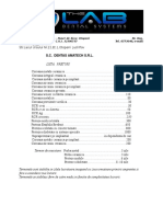 Lista de Preturi Tehnica Dentara