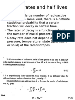 Half Lives, Decay Rates and Thermal Reactor Types