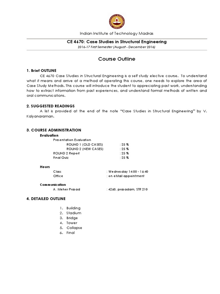 Case Studies in Structural Engineering | PDF