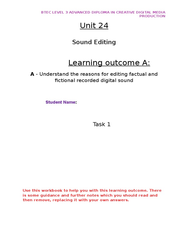 Sound Editing in Digital Media | PDF | Cognition | Communication