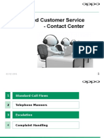 Standardized Customer Service - Contact Center