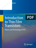 Introduction To Thin Film Transistors