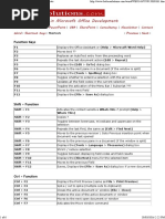 Microsoft Word Shortcut Keys Pdf