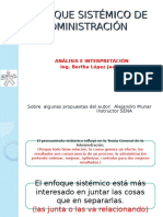 Enfoque Sistémico de La Administración-Analisis