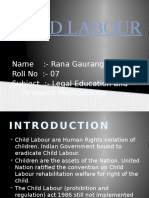 CHILD LABOUR Presentation