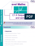 C1.6 Sequences and Series