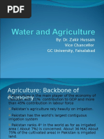 Agriculture and Water Problems