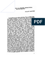 Barthes - Introducción Al Análisis Estructural de Textos PDF