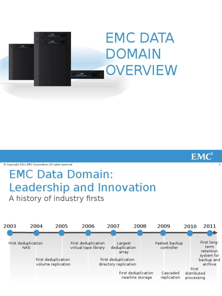 Data Domain Products - Overview (Customer Presentation) | PDF | Backup ...