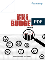 Analysis of Union Budget 2016-17