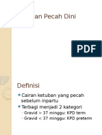 Ketuban Pecah Dini