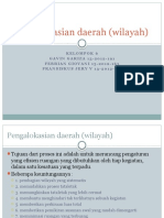 Pengalokasian Daerah (Wilayah) PTLF KELAS