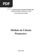Modulo de Calculo Financeiro