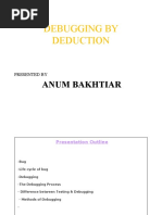 Debugging by Deduction: Anum Bakhtiar