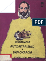 Guatemala Autoritarismo y Democracia