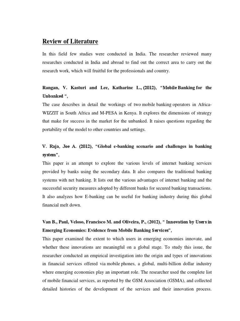 Literature review example picture