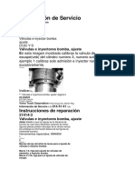 Calibracion de Valvulas e Inyector Bomba Motor D12D VOLVO PDF