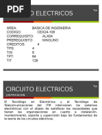 Clase 01 Introducción Circuitos Electricos