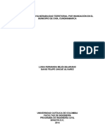 Vulnerabilidad Territorial Por Inundación en El Municipio de Chía, Cundinamarca.