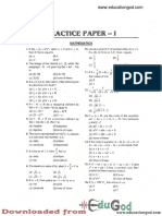 BITSAT Sample Paper 1