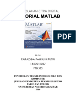 Tutorial Matlab - Tugas Pengolahan Citra Digital