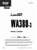 Download WA380-6 Shop Manual by Ron SN325493707 doc pdf