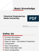 Teknik Kimia UGM - Hysys Basic Knowledge