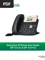 Yealink SIP-T21 E2 & T21P E2 User Guide V80 130