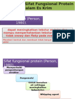 Fungsi Dan Sifat Fungsional Protein Dalam Es Krim