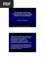 Um Bate Papo Sobre Tipo, Temperamento, Personalidade - Marcius Giorgetti