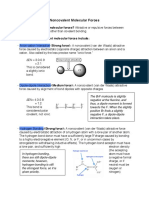 Noncovalent Molecular Force