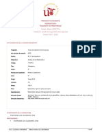 Proyecto Docente Ampliación de Matemáticas