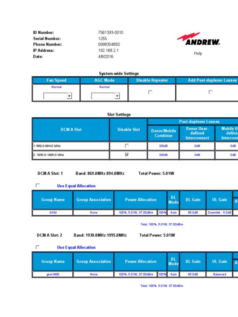 System Configuration and Status Report | PDF | Node (Networking ...