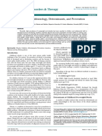 Childhood Obesity Epidemiology Determinants and Prevention 2161 0509 1000156 Vanessa