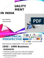 Total Quality Management in India: Arpit Madaan 14021021029