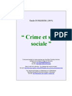 DURKHEIM É. Crime Et Santé Sociale PDF