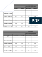 Time Table