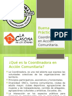 Buena Practica Coordinadora En Acción Comunitaria.