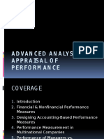 Advanced Analysis & Appraisal of Performance