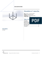 Mesa Fea SimulationXpress Study 