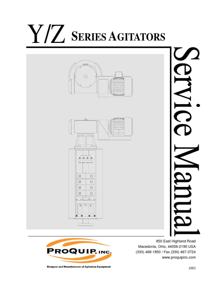 PROQUIP YZ Series Service Manual 1003 | PDF | Belt